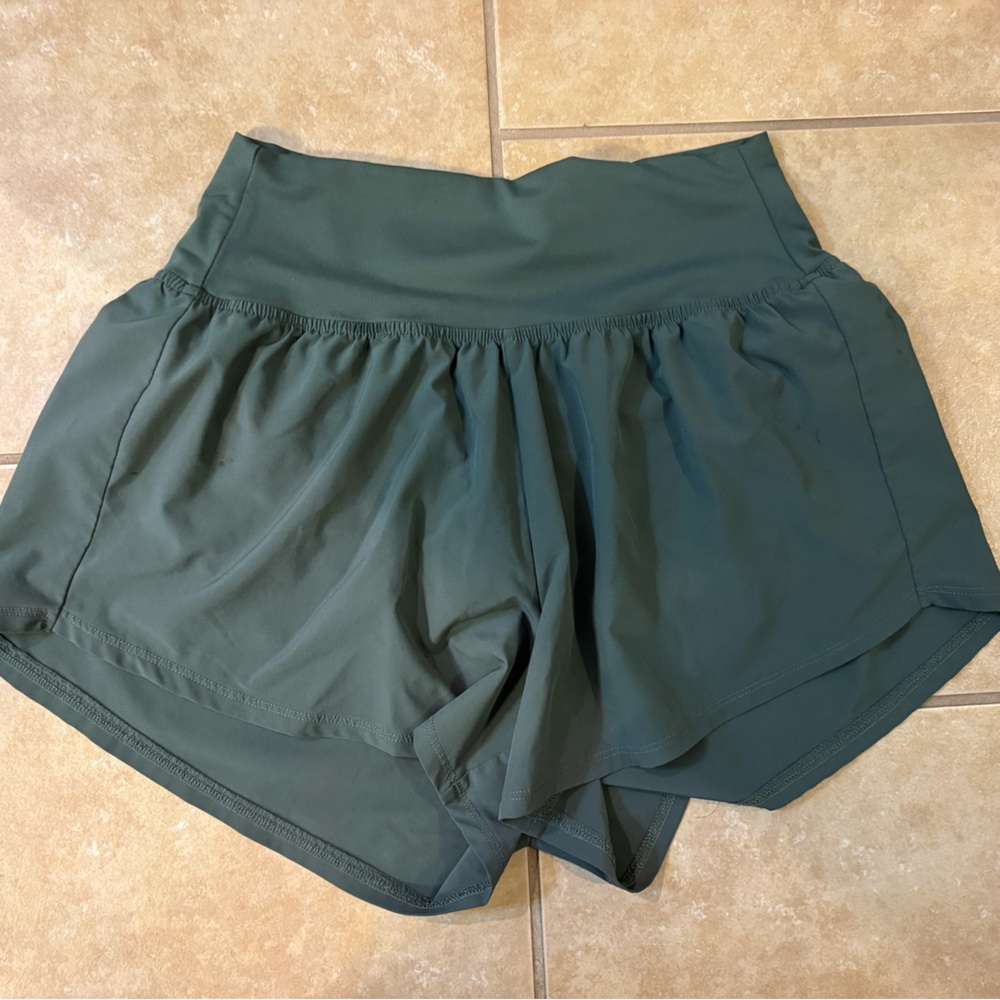 DSG Women's Dark Green Athletic Shorts